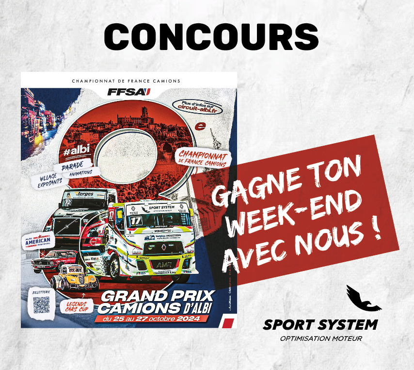 Jeu concours GP Camions Albi 2024